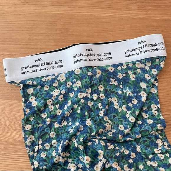 [NWOT] Rokh H&M Floral-print Tights 30 Denier - Picture 6 of 7
